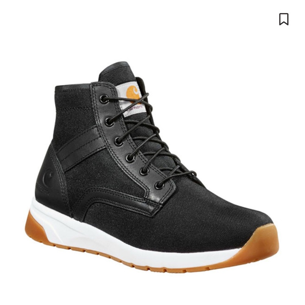 CARHARTT MEN'S BLACK LIGHTWEIGHT WORK SHOES - NANO COMPOSITE TOE